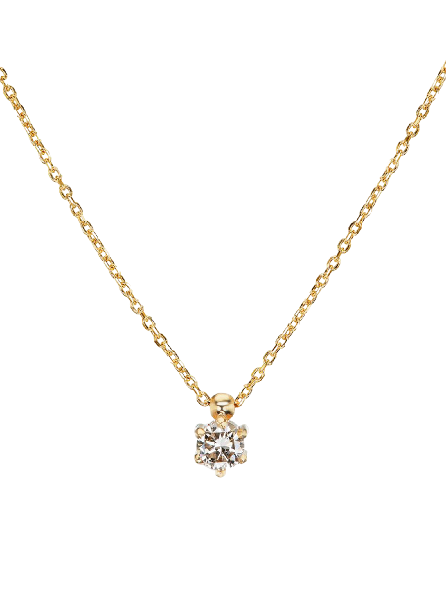 Astor necklace with champagne diamond